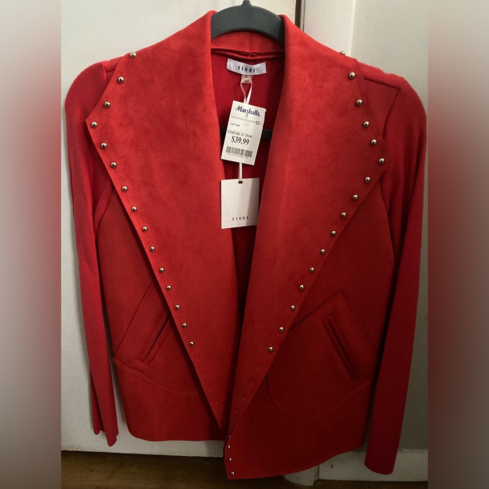 Faux Suede Jacket Brand New With Tags